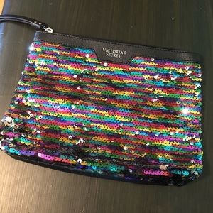 Victoria’s Secret sequin clutch NEVER USED
